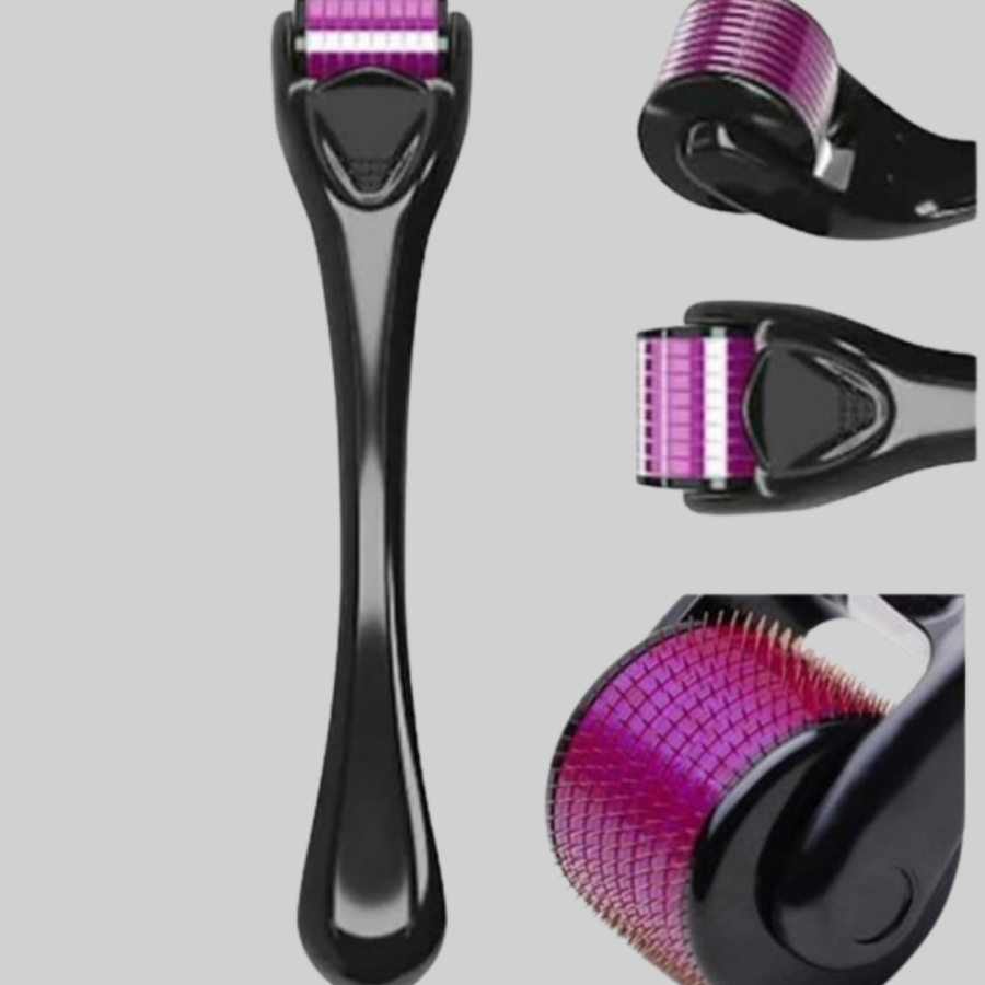 Titanium Derma Roller for Safe Use at Home – Black Handle Titanium Derma Roller for Safe Use at Home – Black Handle