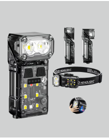LED Headlamp for Camping and Outdoor 10 Hours Battery Magnetic with Sensor