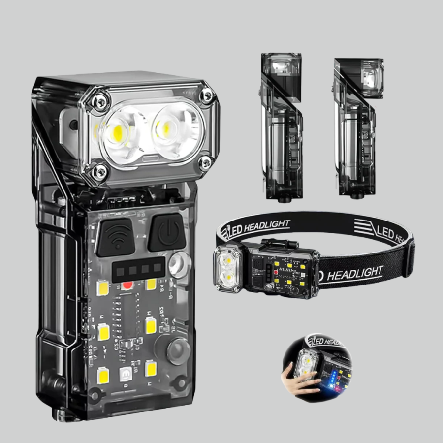 LED Headlamp for Camping and Outdoor 10 Hours Battery Magnetic with Sensor LED Headlamp for Camping and Outdoor 10 Hours Battery Magnetic with Sensor