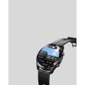 Smart Watch Amoled Screen Metal and Leather Band Sleep and Health Tracking Vibrating