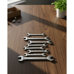 Combined Open End Wrench Set 8 Pieces Multi-Purpose Use