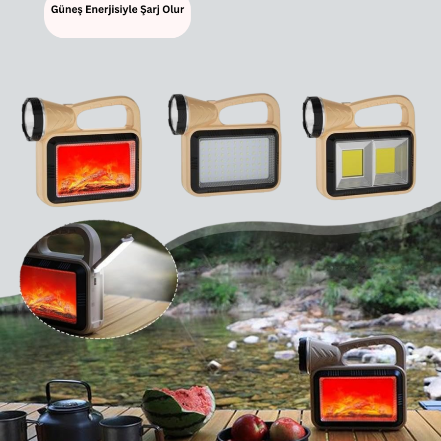 Flame Effect Solar Lamp – Waterproof