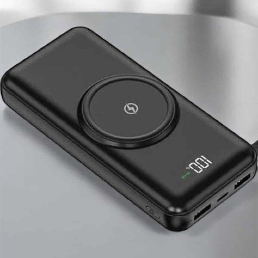10.000 Mah Powerbank 4 Ports Fast Charging with Digital Indicator