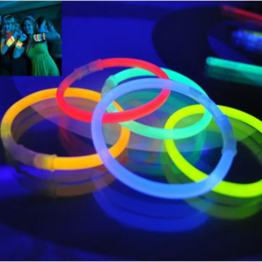 10 Pieces Glow Stick Bracelet Phosphorescent Broken Stick Bracelet