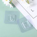 20 Pieces Transparent Double-Sided Adhesive Snap Clip Item Fixing Hanger 20 Pieces Transparent Double-Sided Adhesive Snap Clip Item Fixing Hanger