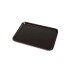 10 Pieces Black Midi Size Plastic Serving Tray Unbreakable Restaurant Buffet Fast Food Use (44x32 Cm)
