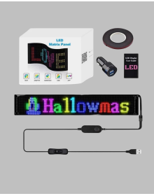 USB Supported LED Shop Sign – Colorful RGB Scrolling Text Panel