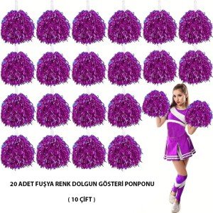 10 Pairs (20 Pieces) Purple Color 23 April 19 May 29 October School Performance Pompoms 10 Pairs (20 Pieces) Purple Color 23 April 19 May 29 October School Performance Pompoms