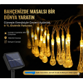 10 Led 2 Metre Sarı Kristal Su Damlası Güneş Enerjili Led Işık Solar Bahçe Ağaç Lamba Aydınlatması 10 Led 2 Metre Sarı Kristal Su Damlası Güneş Enerjili Led Işık Solar Bahçe Ağaç Lamba Aydınlatması