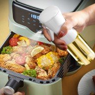 210 ML Trigger Spray Glass Oil Lemon Sauce Spray Oil Bottle Airfryer-Pan Oil Pot