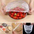 100 Pieces Elastic Pot and Plate Bonnet Flexible Strech Cover to Preserve Freshness