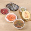 100 Pieces Elastic Pot and Plate Bonnet Flexible Strech Cover to Preserve Freshness