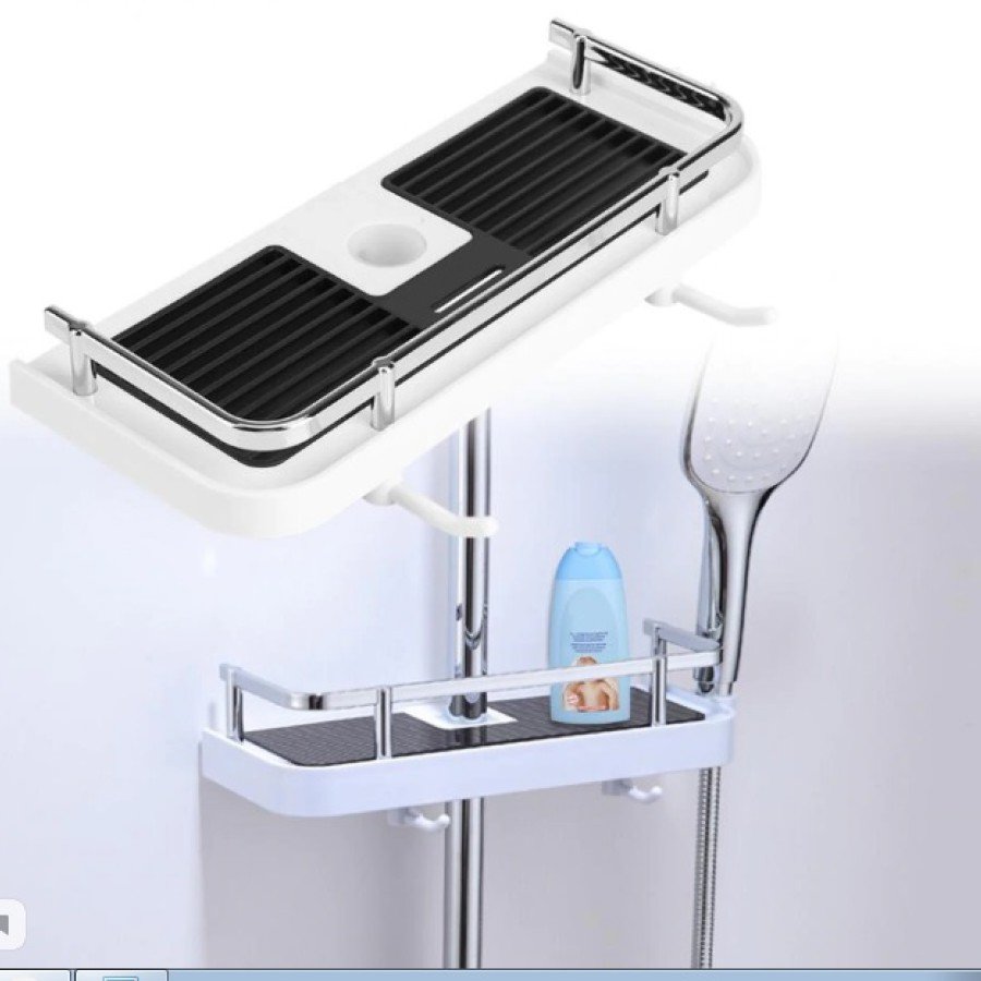 Bathroom Shower Shelf Shampoo Holder Soap Dish Organizer