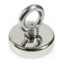 60 mm Diameter 100 kg Bearing Power, Large Neodymium Pot Magnet with Super Strong Ring, Marine Rescue Magnet