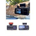 1080P 3 Lens WIFI In-Car Camera Screen DVR Recorder with Night Vision
