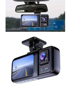 1080p Driving Recorder 2 Inch Vehicle Car Front Interior Rear DVR IPS Screen