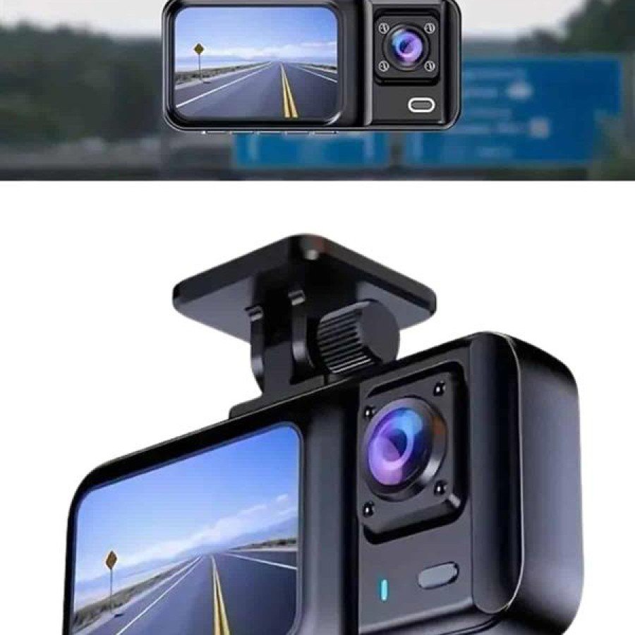 1080p Driving Recorder 2 Inch Vehicle Car Front Interior Rear DVR IPS Screen 1080p Driving Recorder 2 Inch Vehicle Car Front Interior Rear DVR IPS Screen