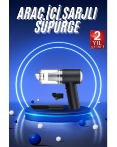 Vacuum Cleaner Rechargeable Electric Mini Portable Long Life Chamber