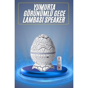 Bluetooth Speaker Dinosaur Egg Night Table Lamp Projector