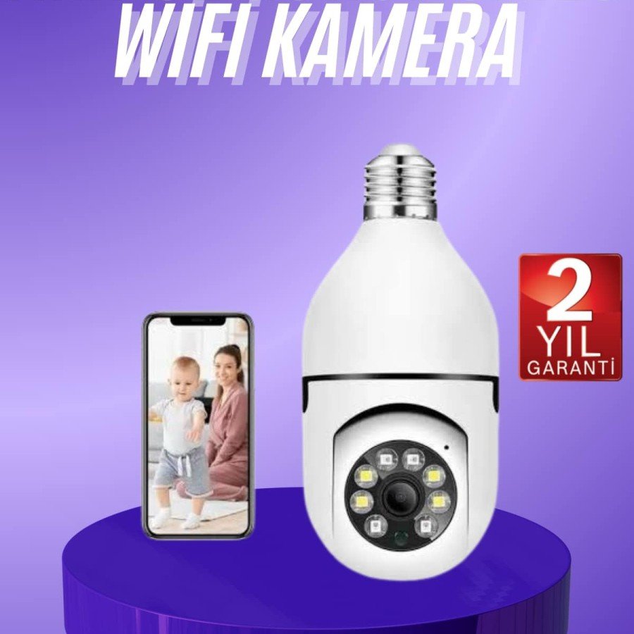 Security Camera Wi-Fi Enabled 360 Degree Full HD 1080p Bulb Camera Security Camera Wi-Fi Enabled 360 Degree Full HD 1080p Bulb Camera