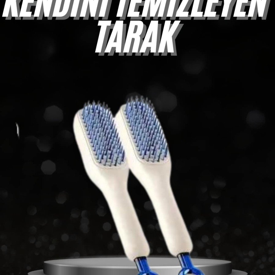 Self-Cleaning Hygienic Hair Brush Anti-Static Technology