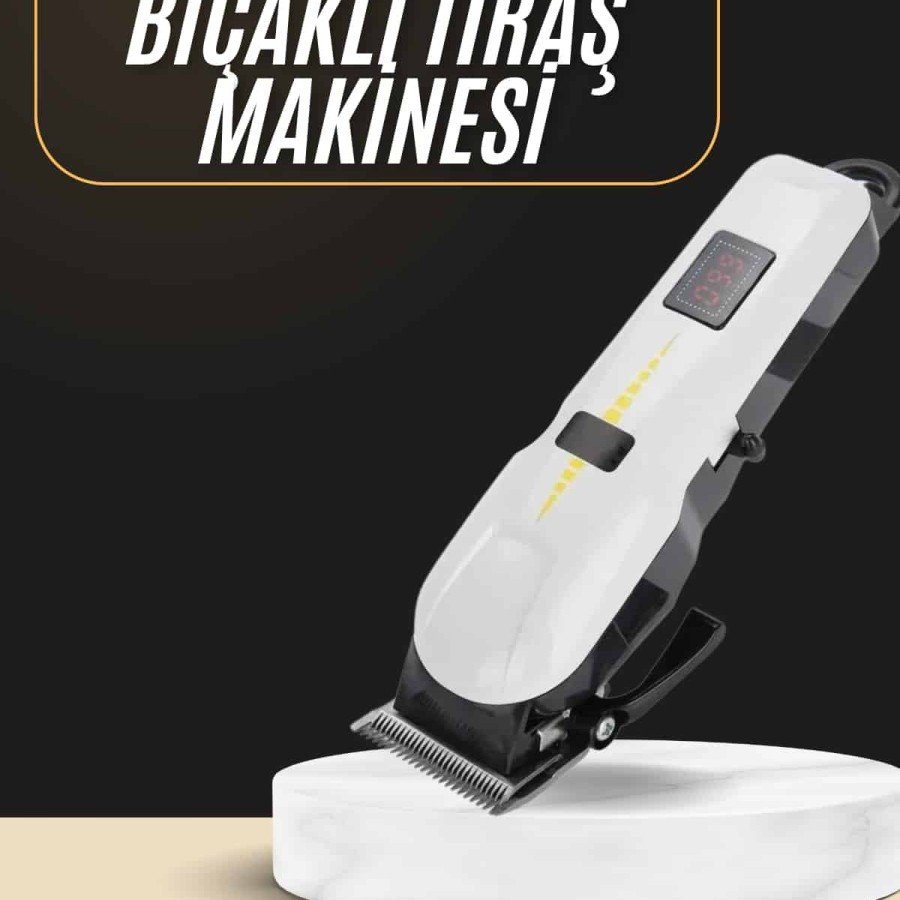 2025 Model Rechargeable Digital Hair Beard Shaver Suitable for Wet and Dry Use