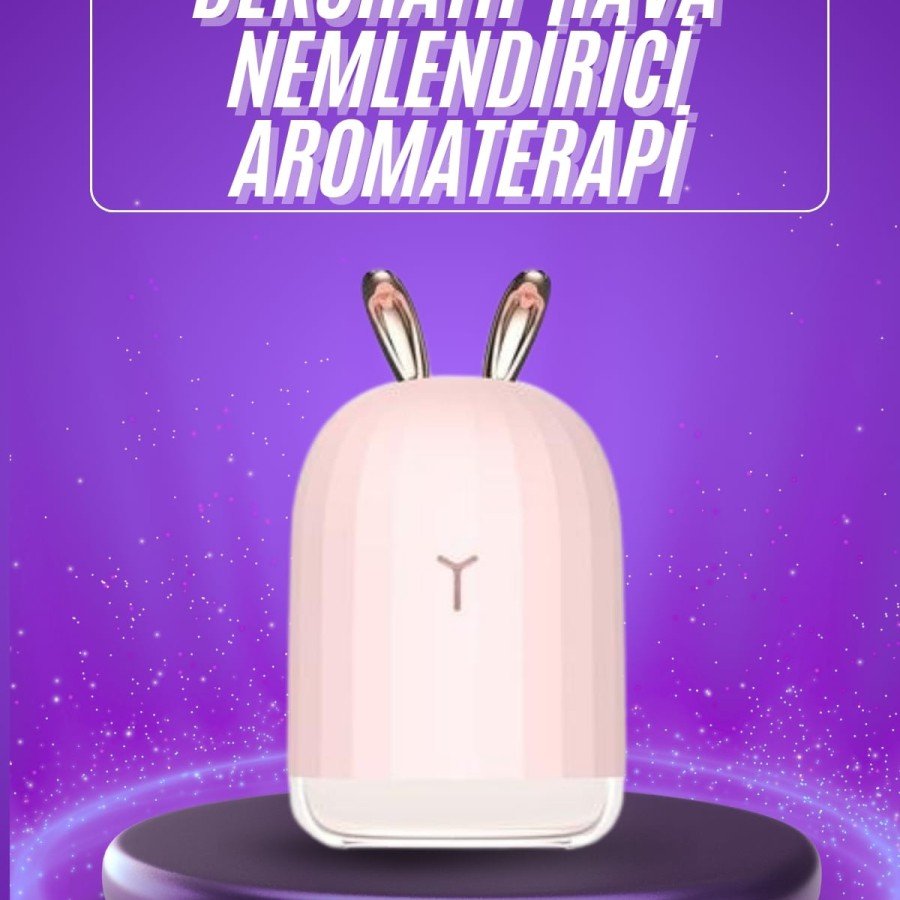 Aromatherapy Air Humidifier Decorative USB Rechargeable Rabbit Humidifier