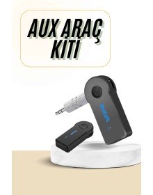 Bluetooth Car Kit Aux Output Phone Music Receiver Compatible with All Devices