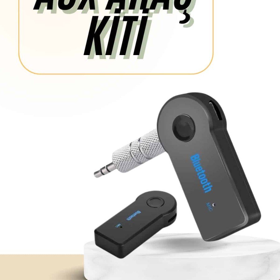 Bluetooth Car Kit Aux Output Phone Music Receiver Compatible with All Devices Bluetooth Car Kit Aux Output Phone Music Receiver Compatible with All Devices
