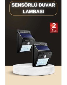 Garden Lighting Solar Powered Wall Lamp with Sensor 40 LED Lights