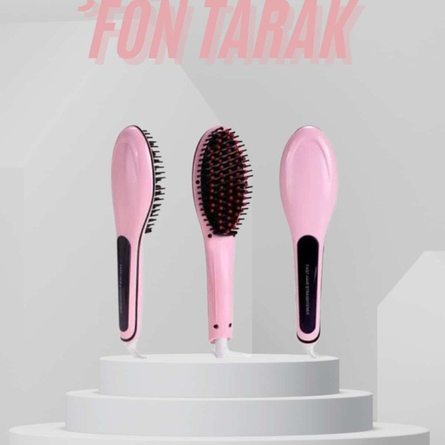 Electric Hair Straightener Comb Hair Straightener Brush Tight Tooth Pink Electric Hair Straightener Comb Hair Straightener Brush Tight Tooth Pink