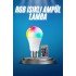 Adjustable Brightness RGB Led Bulb White Lamp And Color Bulb