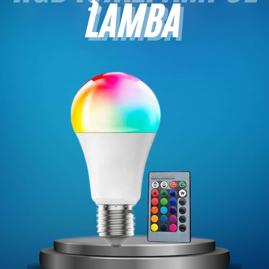 Adjustable Brightness RGB Led Bulb White Lamp And Color Bulb