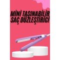 Hair Straightener Smooth Shine Travel Type Portable Ceramic Coating