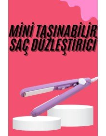 Hair Straightener Smooth Shine Travel Type Portable Ceramic Coating