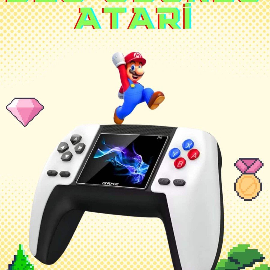 Retro Console P5 Compatible Portable Wireless Game Stick with 520 Games