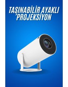 Cinema Projector Android HDMI USB WIFI Audio Output Standing Projection Portable