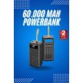 Powerbank High Capacity 60,000 Mah Battery with Fast Charging Feature Powerbank High Capacity 60,000 Mah Battery with Fast Charging Feature