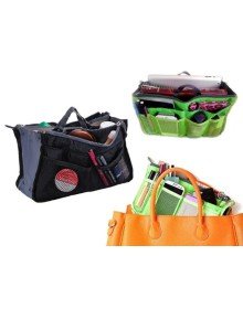 Colorful Bag Organizer with 11 Compartments