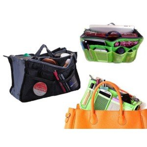 Colorful Bag Organizer with 11 Compartments