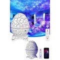Bluetooth Speaker Dinosaur Egg Night Table Lamp Projector