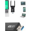 Mbps Wifi Receiver Wireless Wifi Adapter Dual Band Dual Antenna Mbps Wifi Receiver Wireless Wifi Adapter Dual Band Dual Antenna