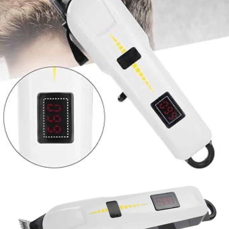2025 Model Rechargeable Digital Hair Beard Shaver Suitable for Wet and Dry Use