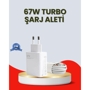 67 Watt Ultra Fast Charging Adapter Redmi 9 10 12C Compatible