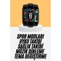 M6 Smart Bracelet Black Pedometer Fitness Tracker Android and IOS Compatible