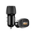 Fast Car Charger 38W Dual Input Fast Charging Car Cigarette Lighter Type-C