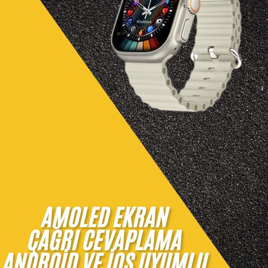 Smart Watch Wristwatch Android and IOS Compatible Pulse Meter Voice Assistant