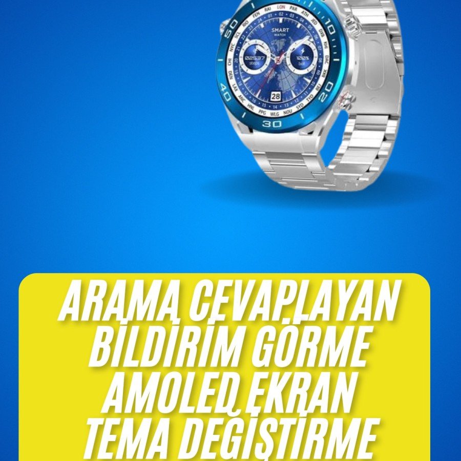 2025 Model Round Screen Android and IOS Compatible Smart Watch with GPS Tracking