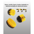 3-Piece Drill Bit Brush Set For Difficult Dirt