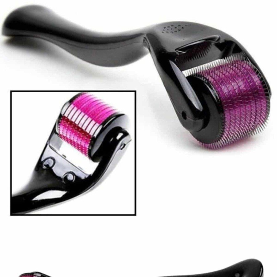 Derma Roller Titanium Tip 540 Needle 1 Mm Hair Beard Removal And Skin Care Massage Tool